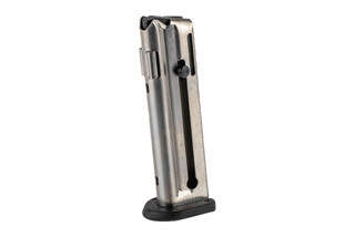 Walther P22 10-Round Magazine is made of Nickel plated steel